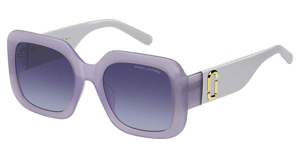 Marc Jacobs MARC 647/S square sunglasses in Violgrey/Grey Doubleshade