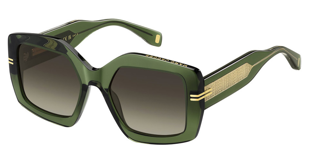 Marc Jacobs MJ 1109/S irregular sunglasses in Green/Brown Shaded