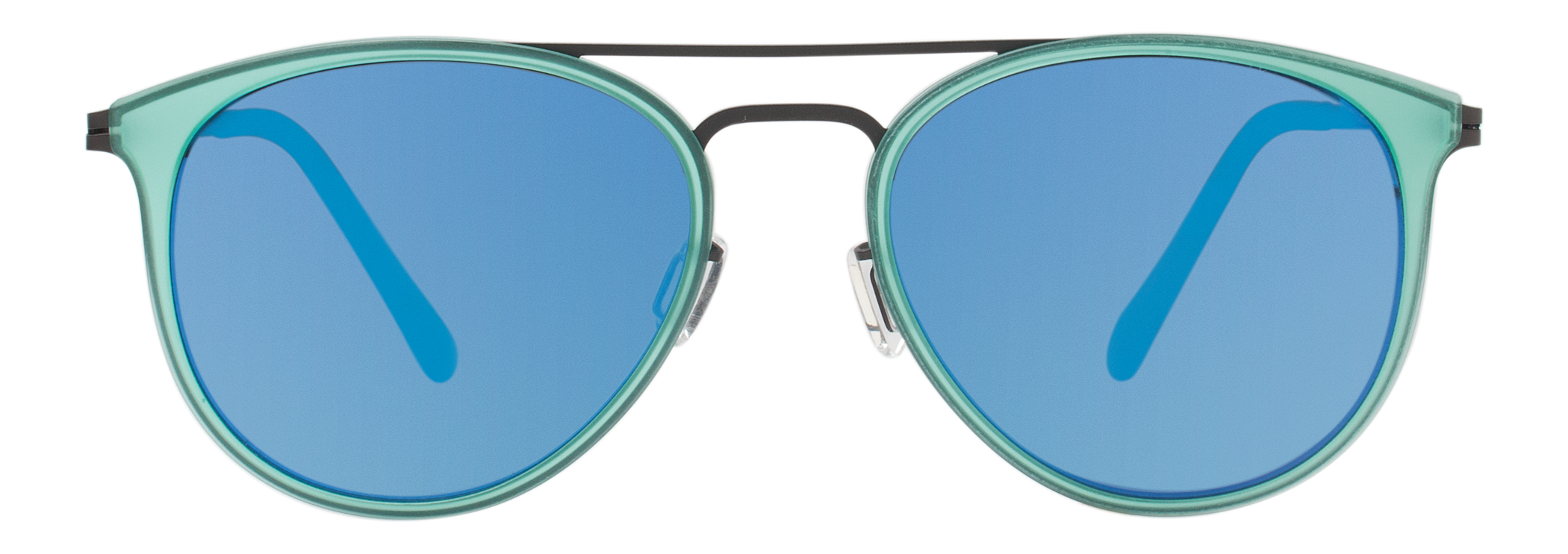 Modo 656 round sunglasses in Aqua