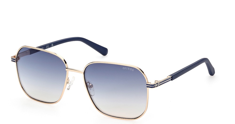 gold / gradient blue