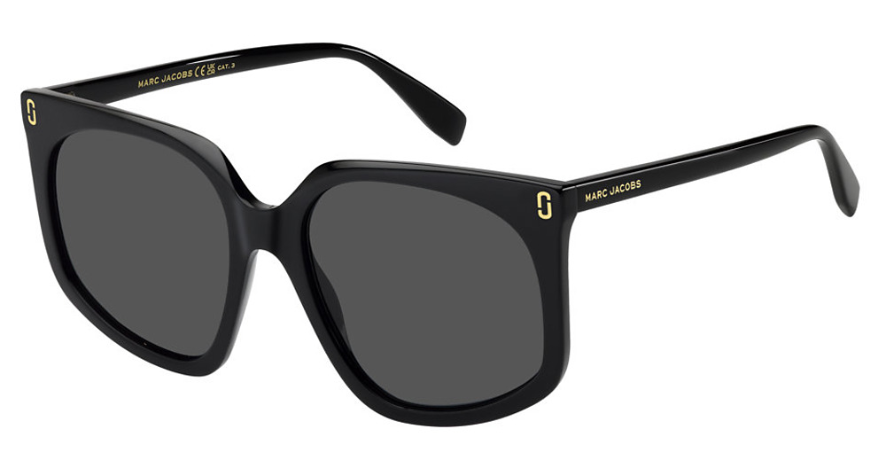 Marc Jacobs MJ 1136/S square sunglasses in Black/Grey