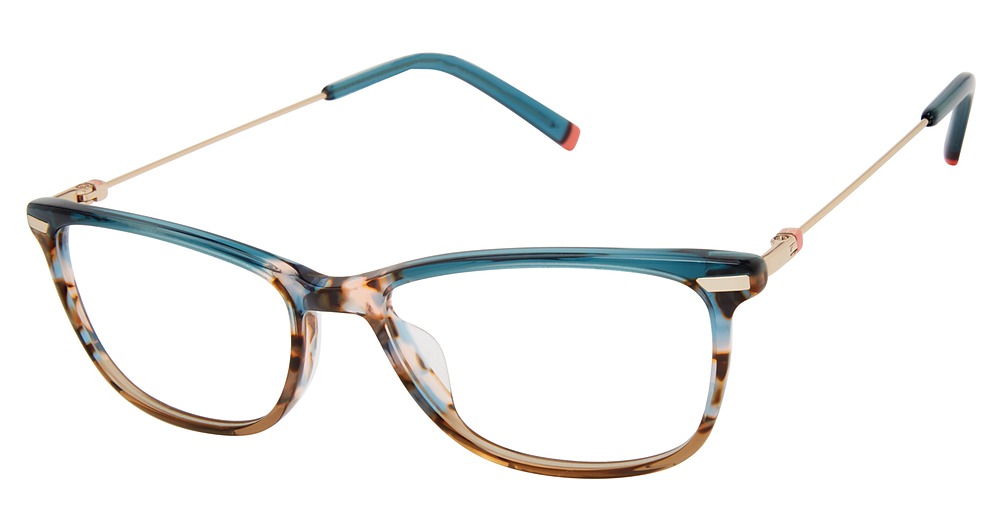 Teal/Brown