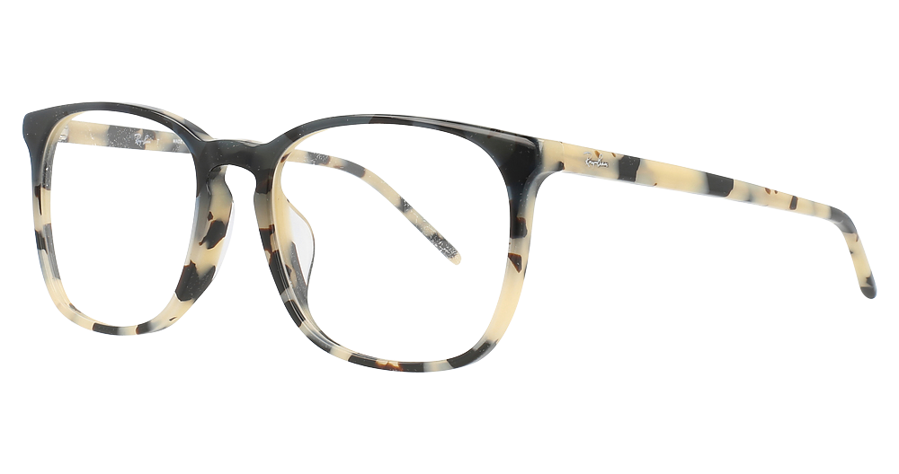Ray-Ban RX5387F round eyeglasses in Blue Gradient Havana Bei