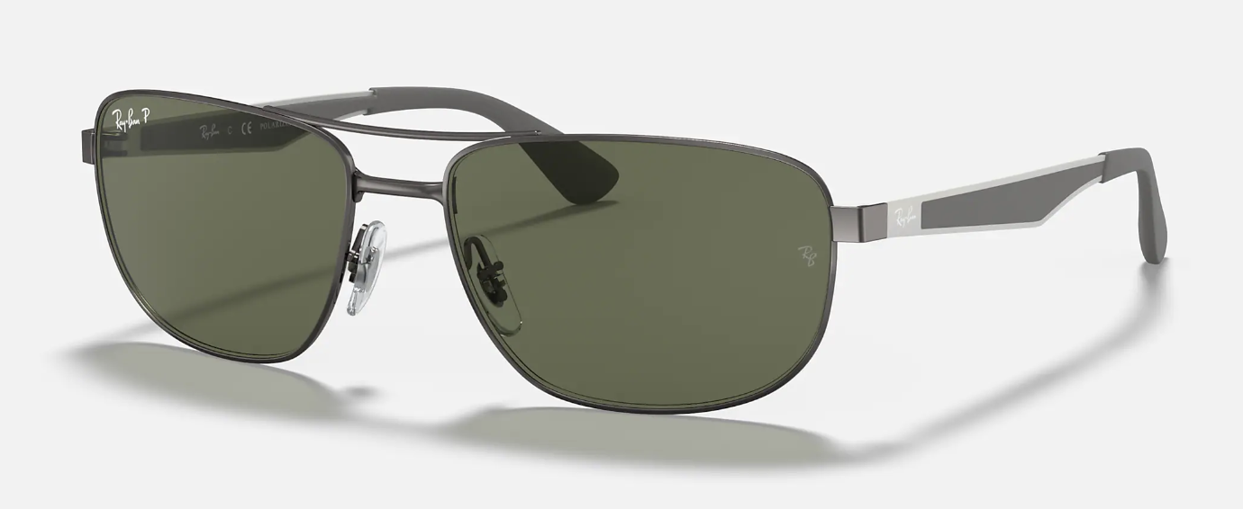 MATTE GUNMETAL / GREEN