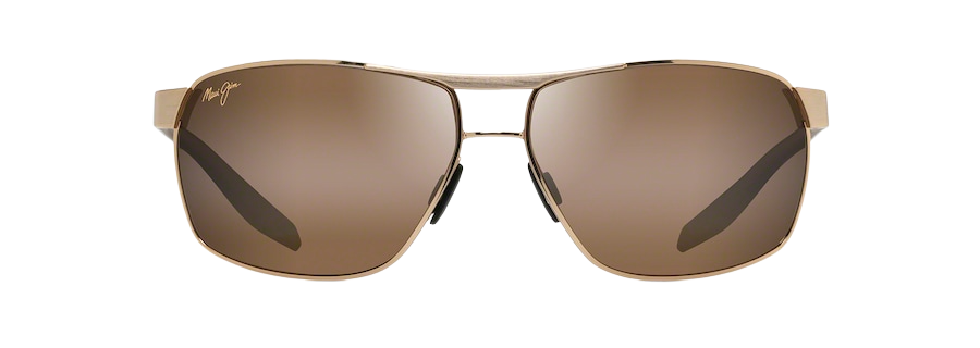 Gold with Black Temples and Brown Rubber