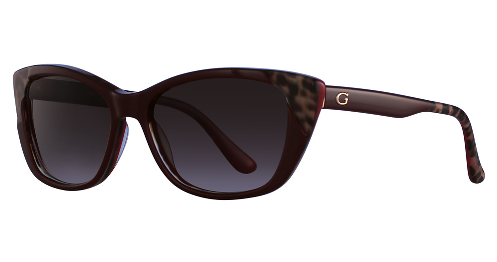 shiny red / gradient brown