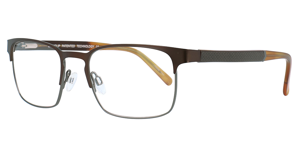 Satin Dark Brown & Steel