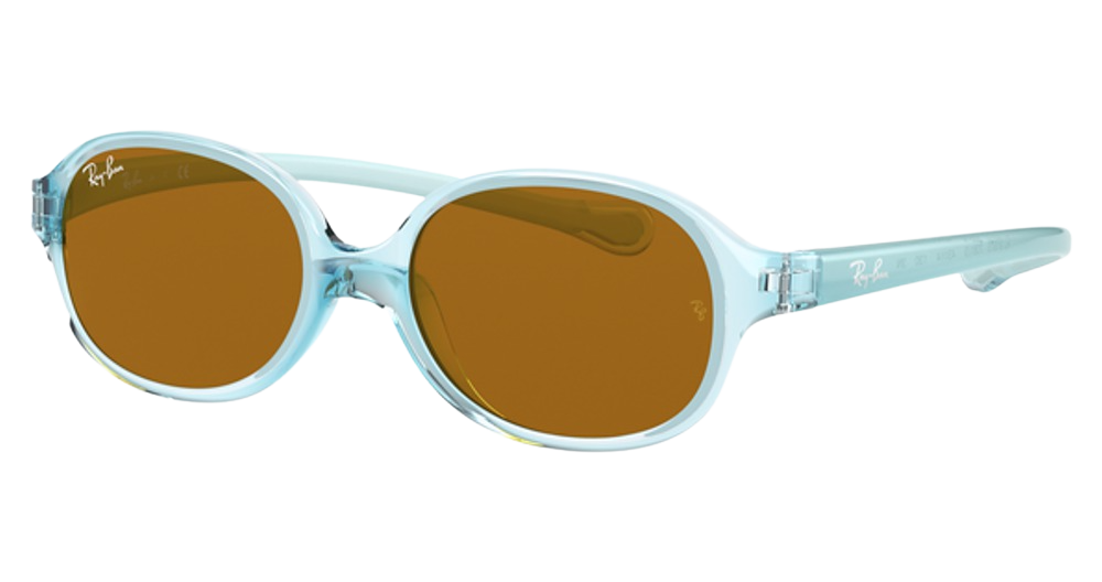 TRANSPARENT LIGHT BLUE / BROWN
