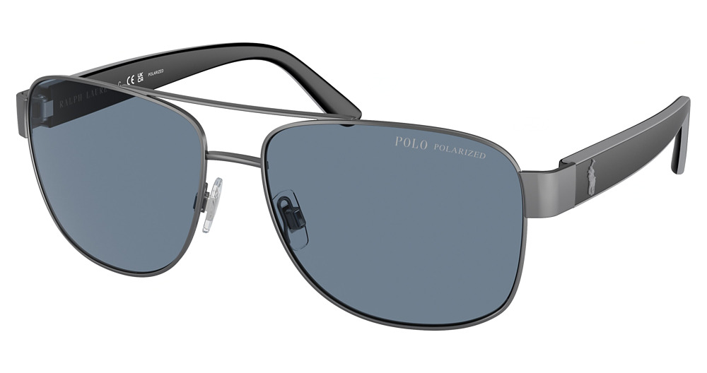 MATTE DARK GUN METAL / POLAR BLUE