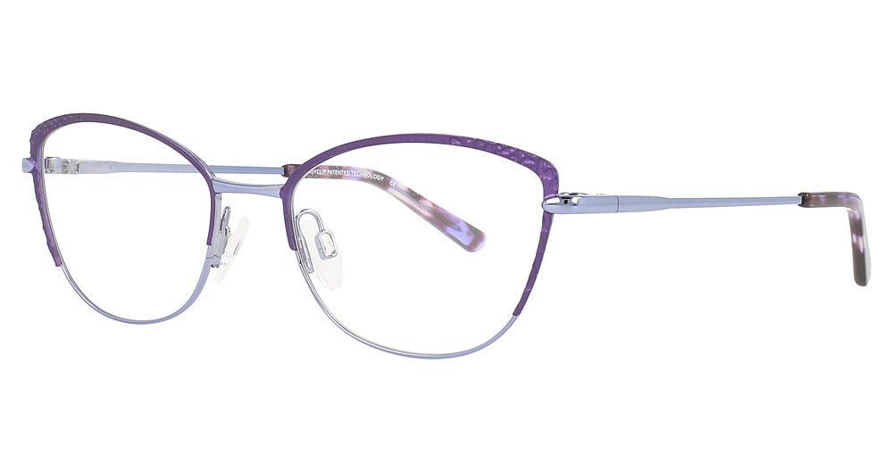 Satin Violet & Shiny Blue / Shiny Blue