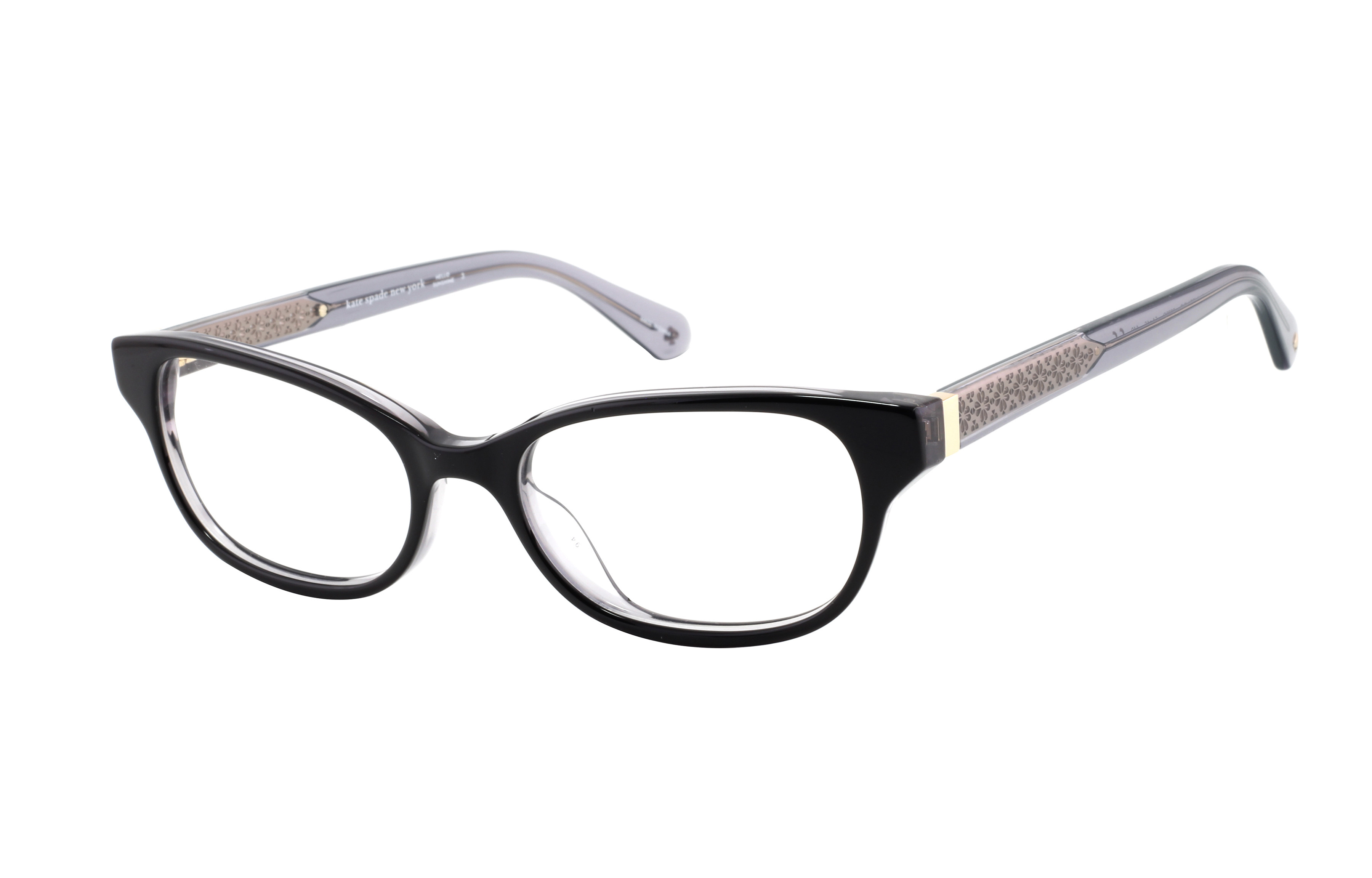 Kate Spade Rainey rectangle eyeglasses in Black