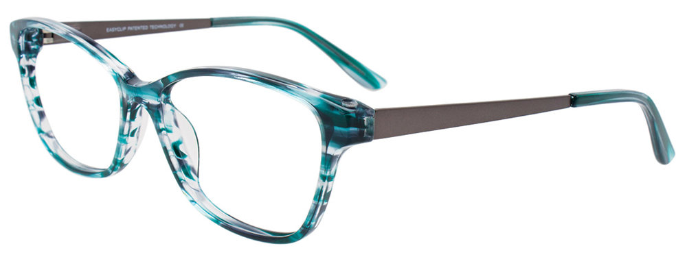 Teal & Grey Marbled/Matt Steel