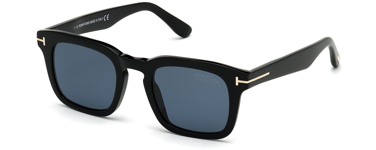 shiny black / blue
