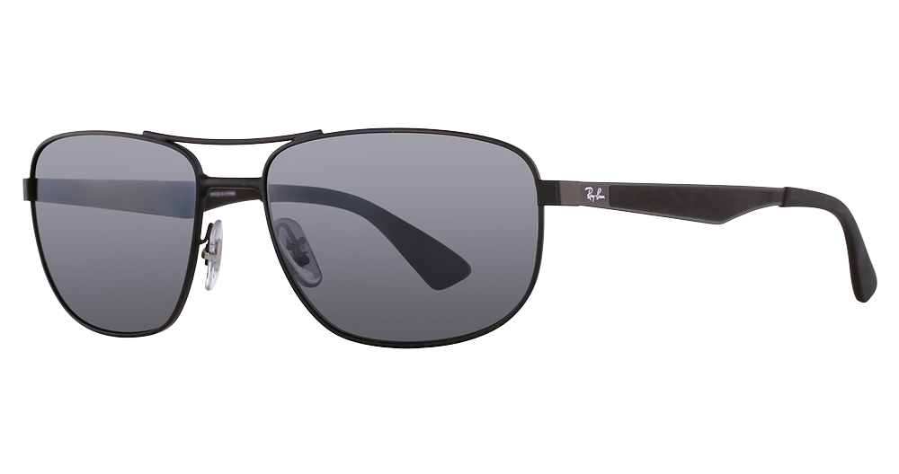 MATTE BLACK / GREY MIRROR GRADIENT SILVER