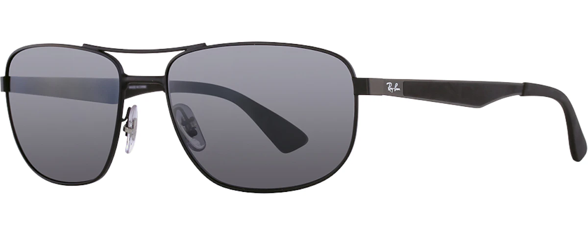 MATTE BLACK / GREY MIRROR GRADIENT SILVER