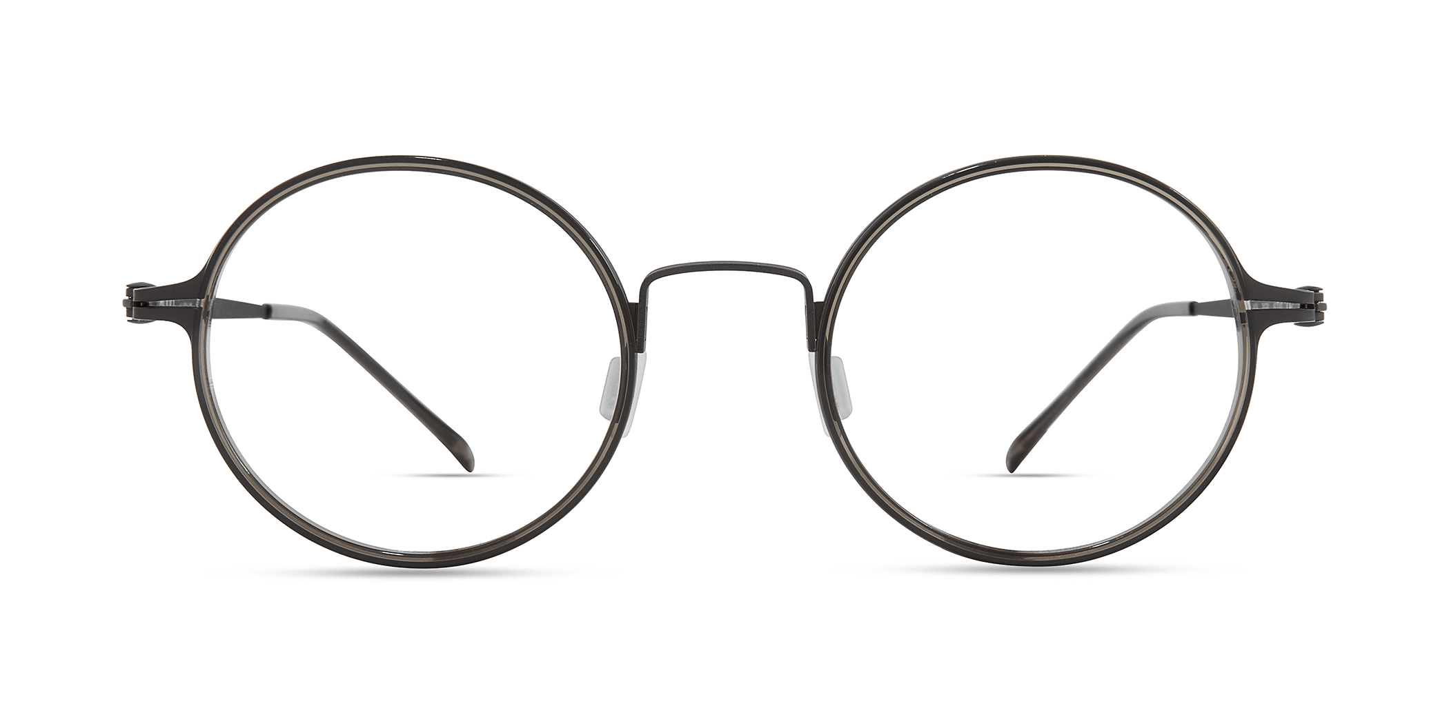 Modo 4424 round eyeglasses in Smoke