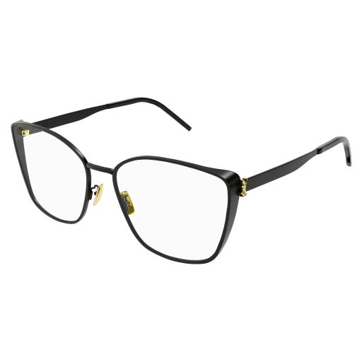 Saint Laurent SL M99 cateye eyeglasses in Black Black Transparent