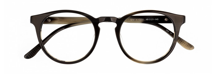 CHROMA / Ella / Black Ivory Streaks Shop Glasses Online CHROMA