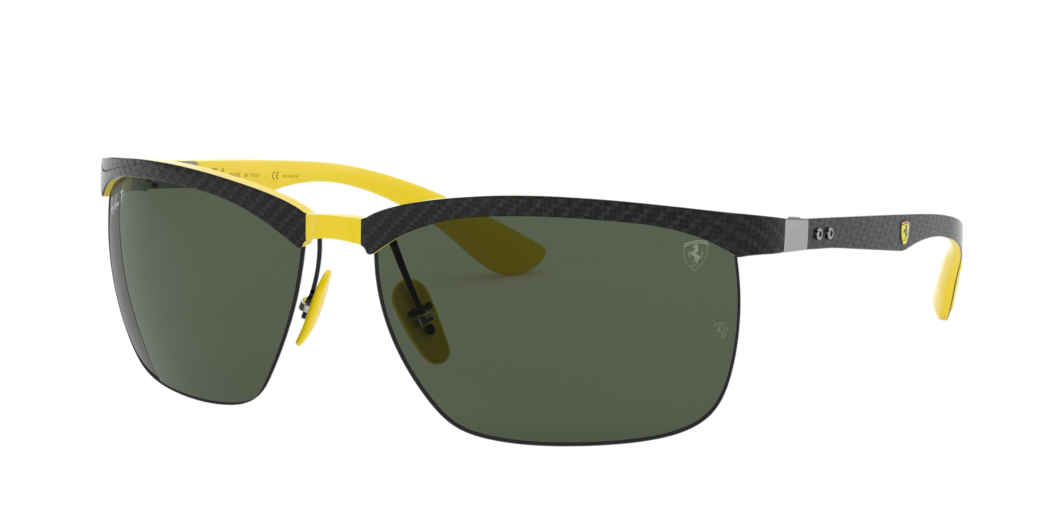 DK CARBON ON YELLOW FERRARI