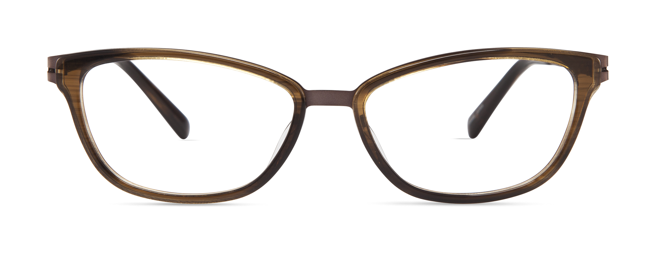 Modo 4506 round eyeglasses in Bark