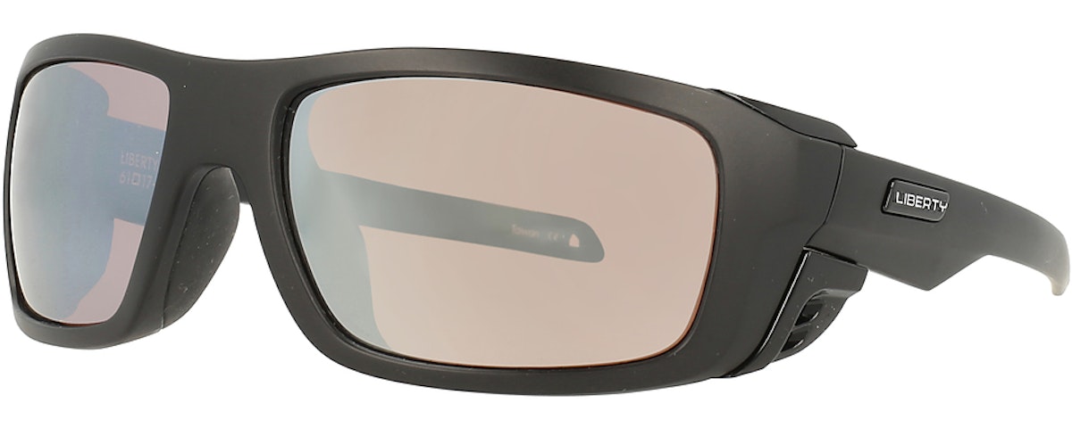 Matte Black / Ultimate Driver - Amber with Silver Flash Mirror