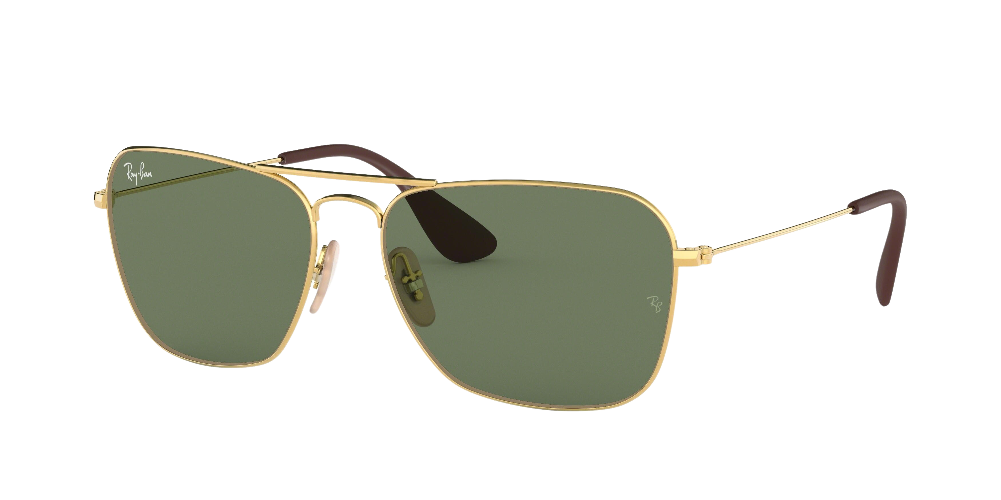Ray-Ban RB3610 square sunglasses in Gold