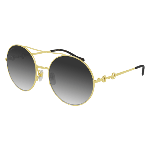 Gucci GG0878S round sunglasses in Gold Gold Grey/Grey