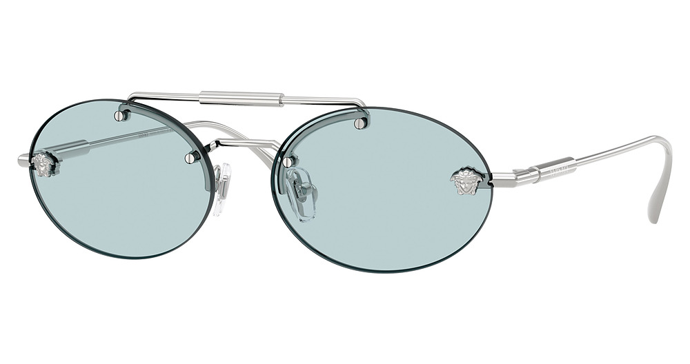 SILVER / LIGHT BLUE