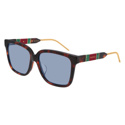 Gucci GG0599SA square sunglasses in Havana
