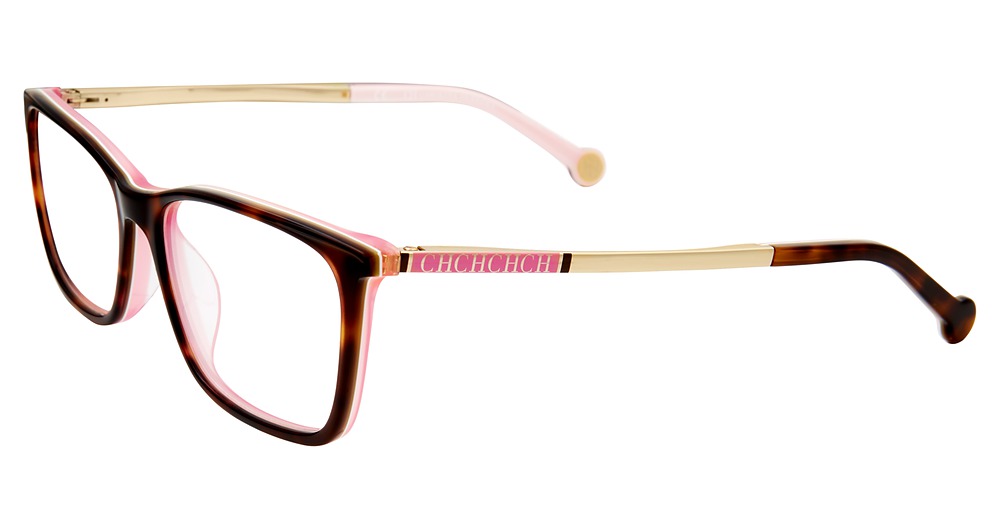 Carolina Herrera VHE722K square eyeglasses in Tortoise 06 Yd