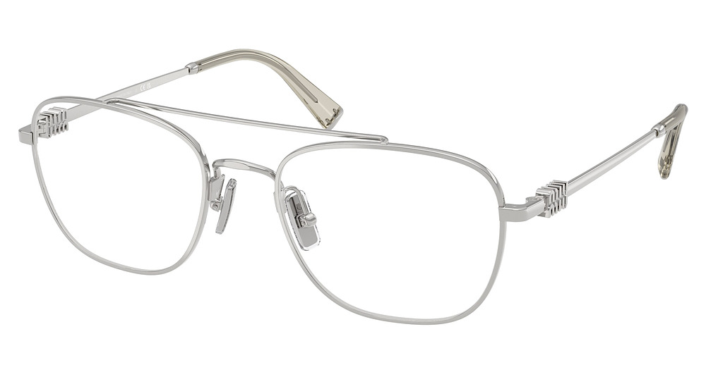 Miu Miu MU 51WV aviator eyeglasses in Silver
