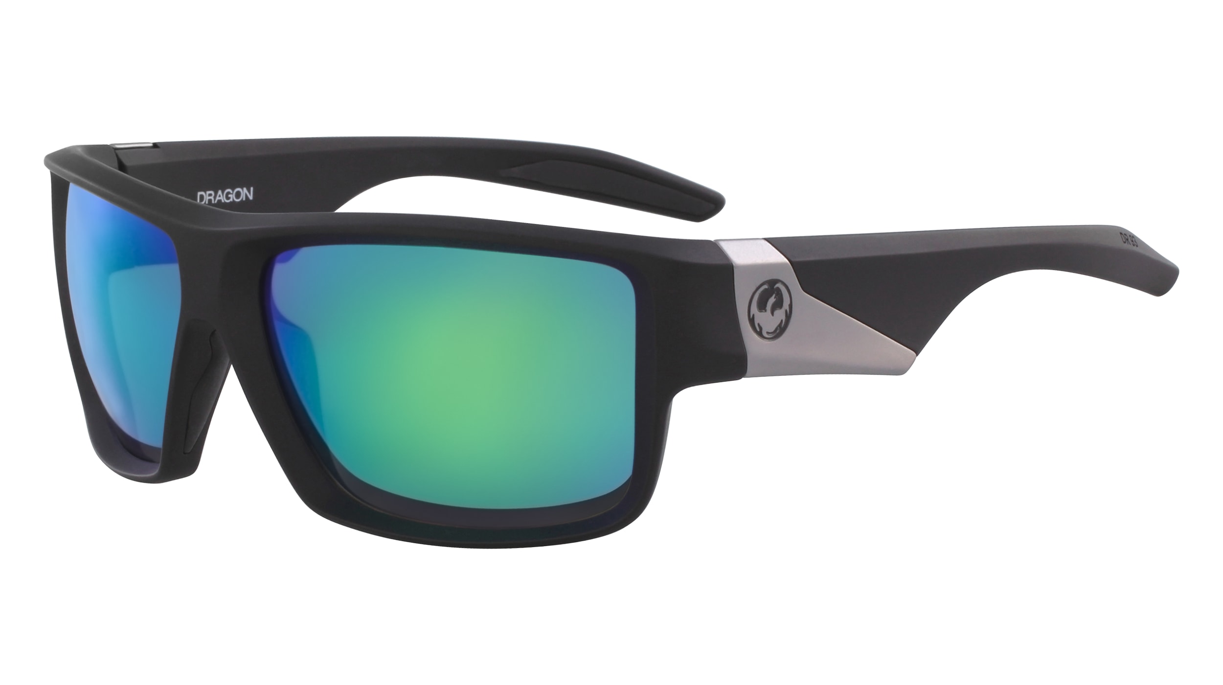 MATTE BLACK/LL GREEN ION