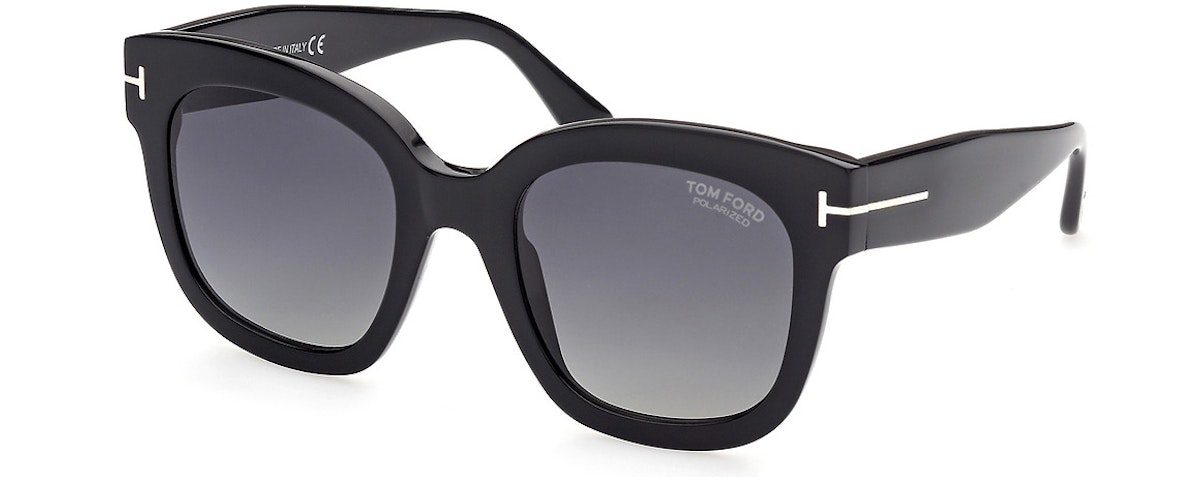 shiny black / smoke polarized