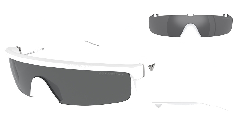 MATTE WHITE / DARK GREY