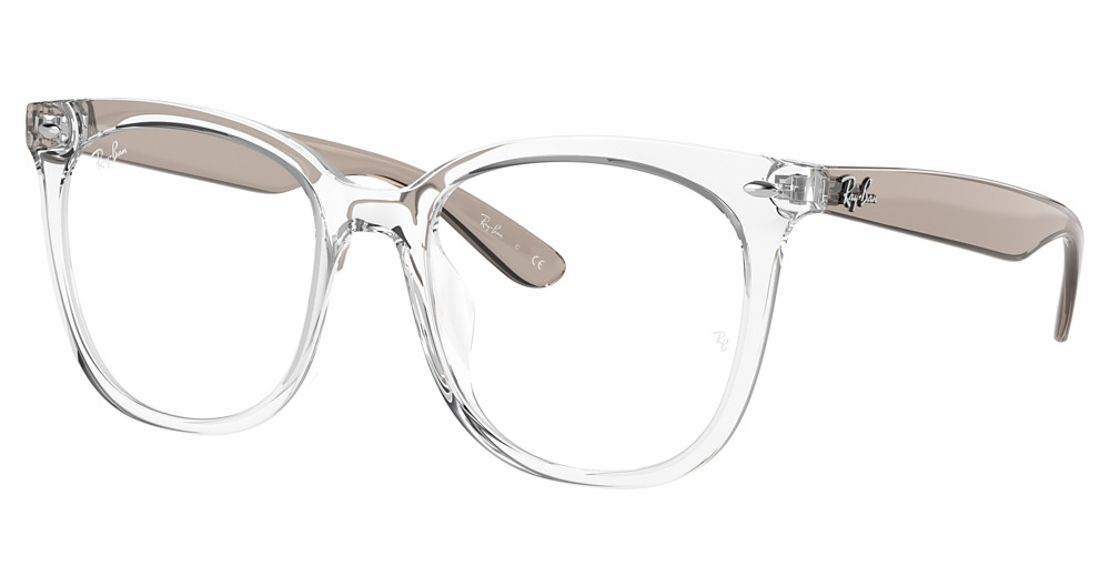 Ray-Ban RX4379VD square eyeglasses in Transparent