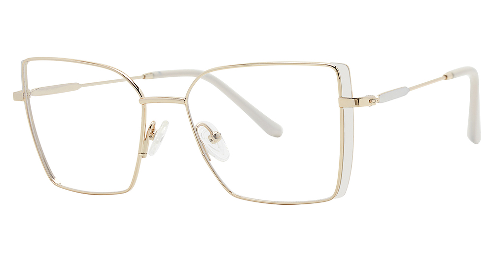 Satin white/Gold