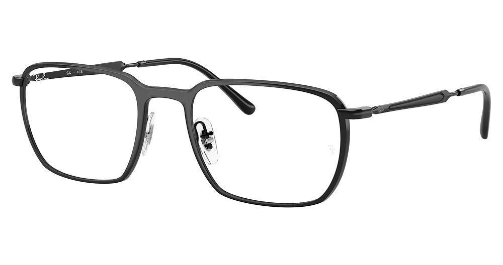 Ray-Ban RX6549 round eyeglasses in Black