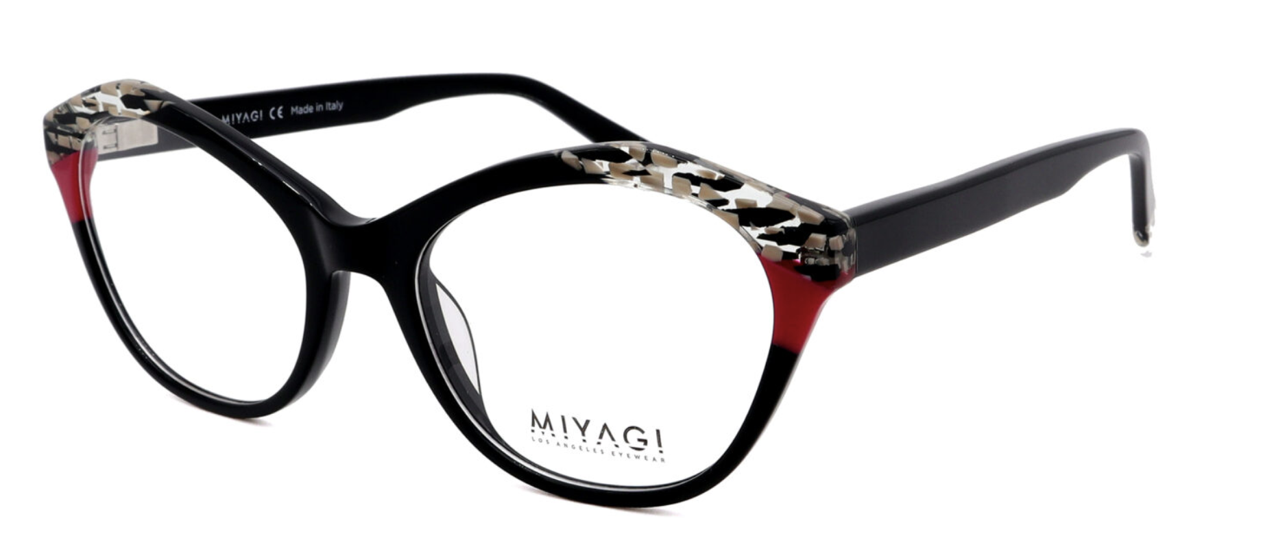 BLACK W/ LIGHT TORT PINK