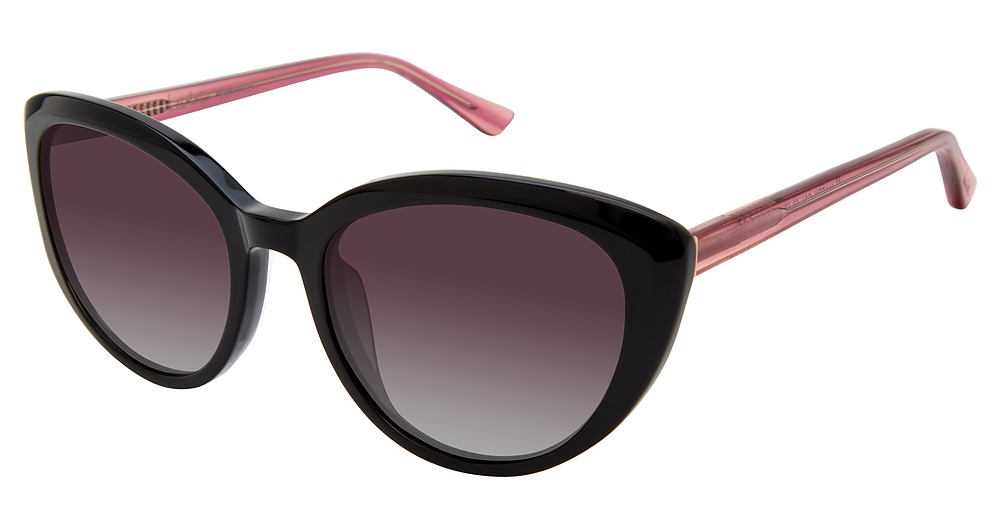 BLCK/BLUSH HORN / DARK BROWN GRADIENT