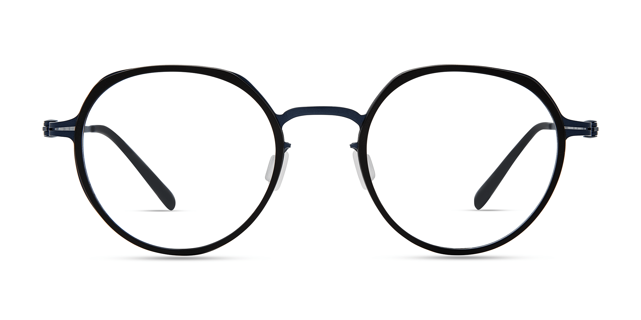 Modo 4420 round eyeglasses in Black/Navy