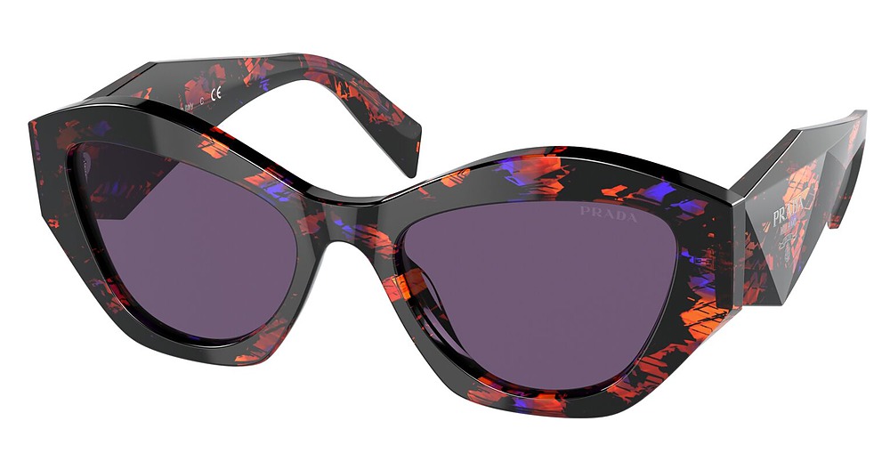 ABSTRACT ORANGE / VIOLET