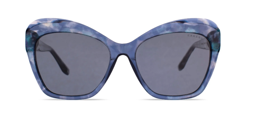 Sky Glitz w/Grey Solid Lenses