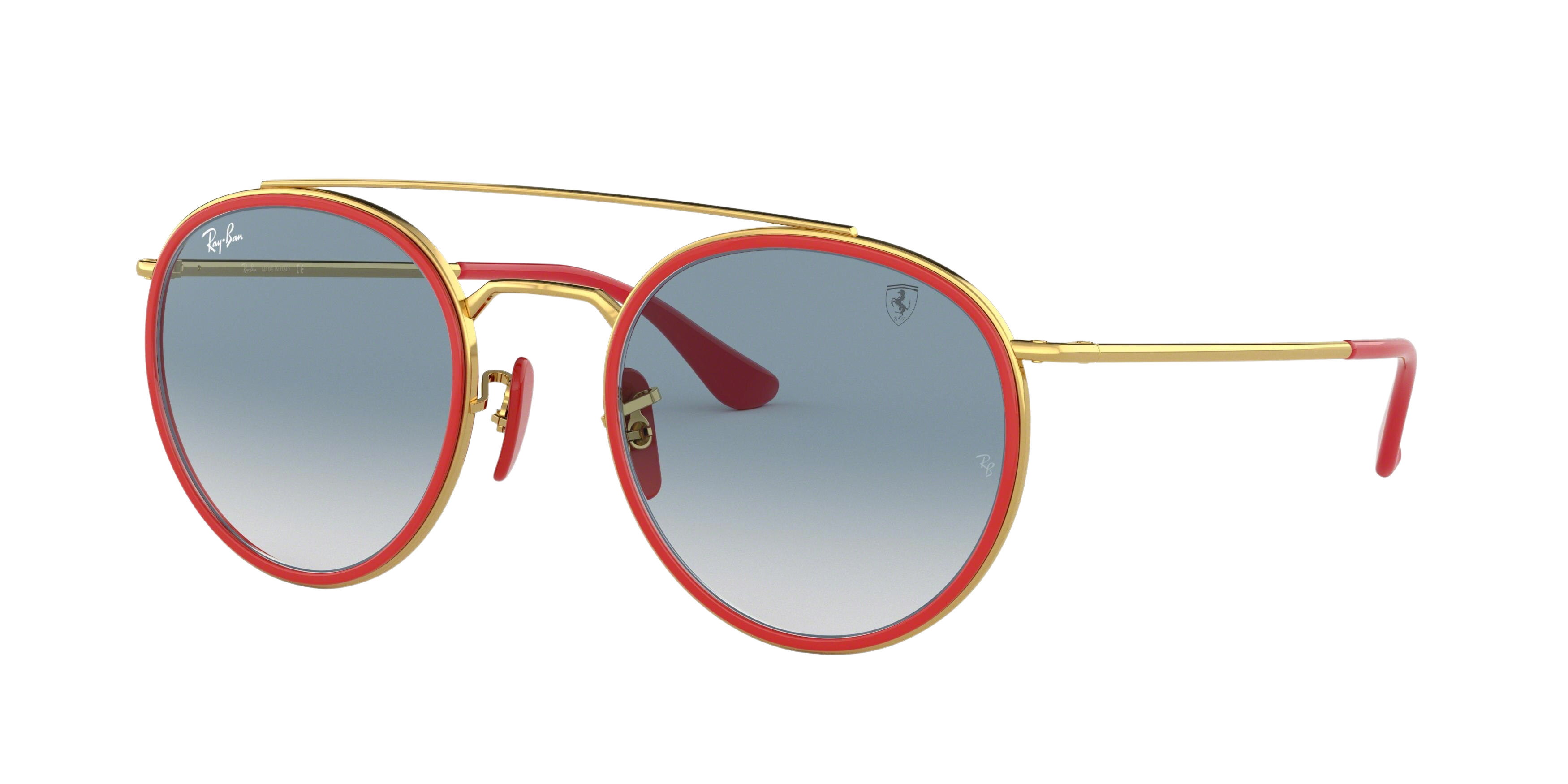 Ray-Ban RB3647M round sunglasses in Gold