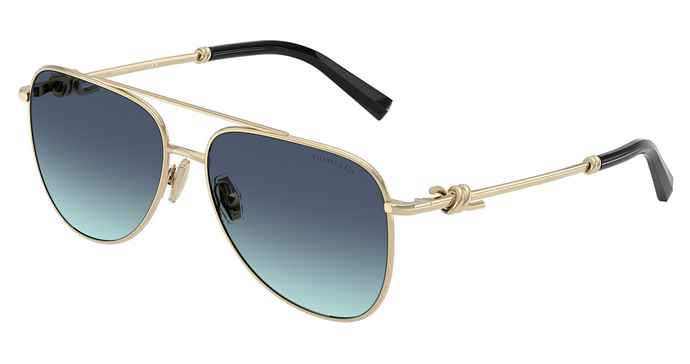 PALE GOLD / AZURE GRADIENT BLUE