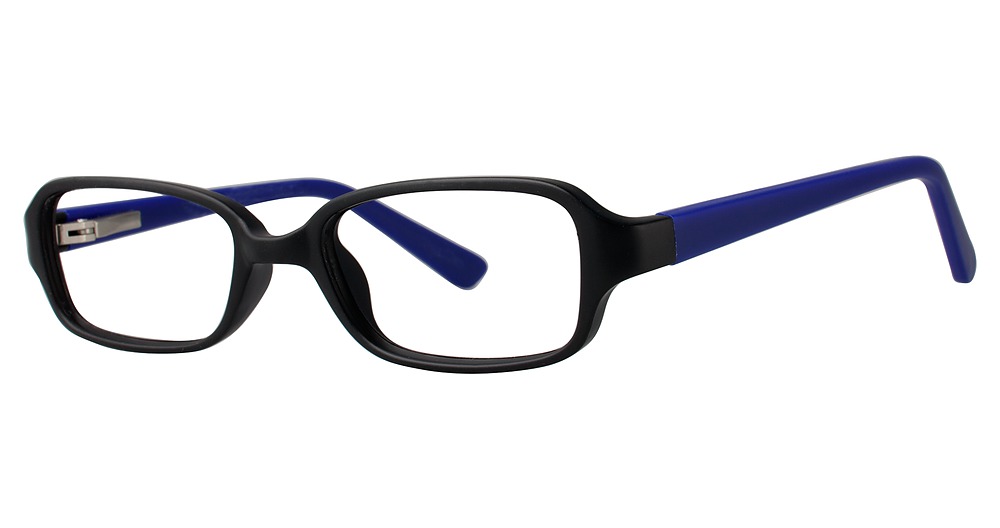 black/blue matte
