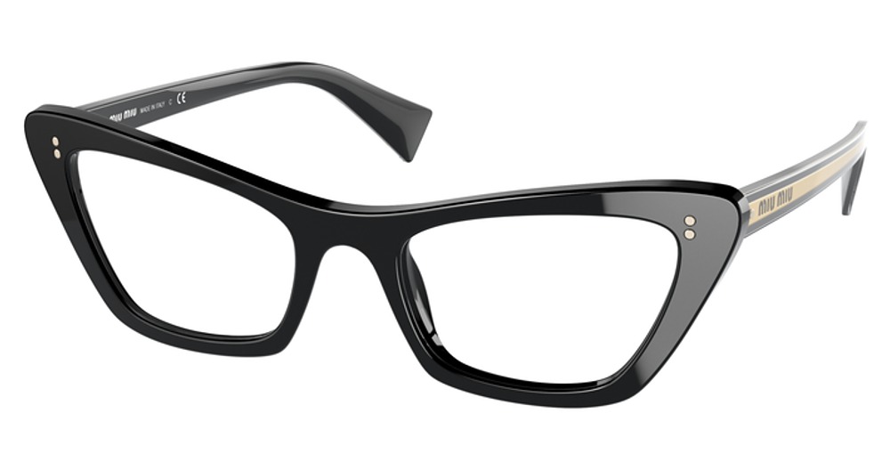 Miu Miu MU 03TV cateye eyeglasses in Black