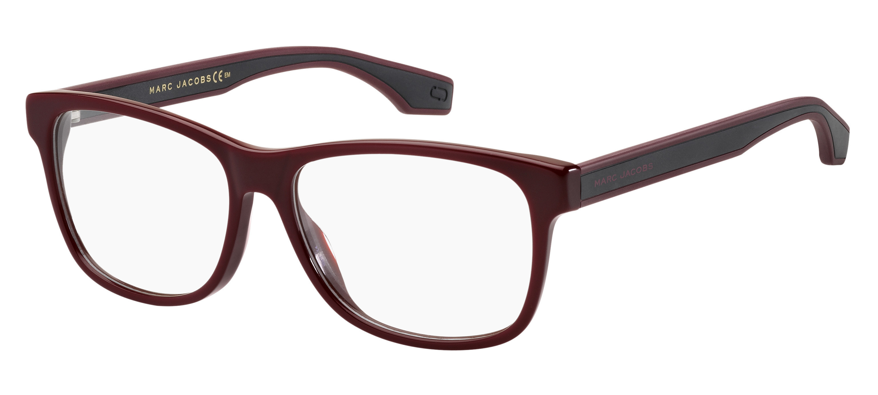 Marc Jacobs Marc 291 square eyeglasses in Burgundy Black