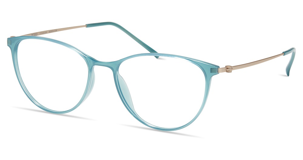 Modo 7035 round eyeglasses in Emerald