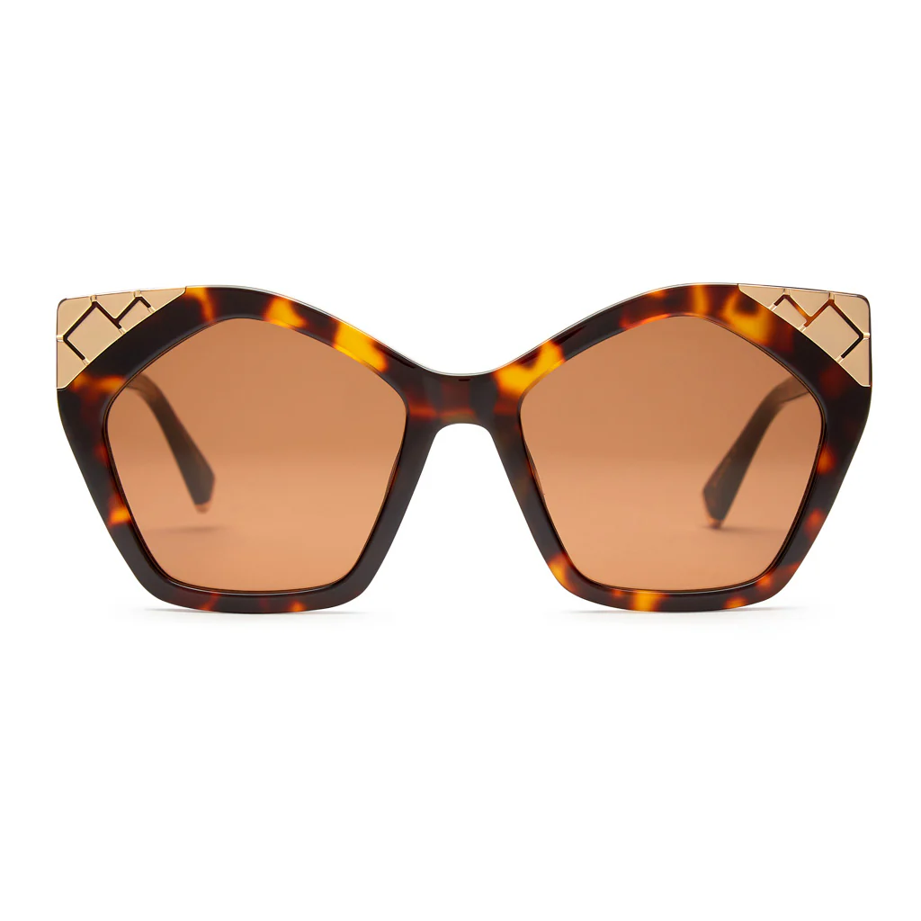 TORTOISE BROWN- GOLD
