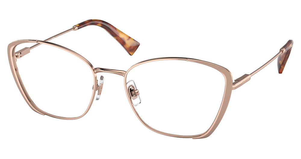 Miu Miu MU 51UV cateye eyeglasses in Rose Gold